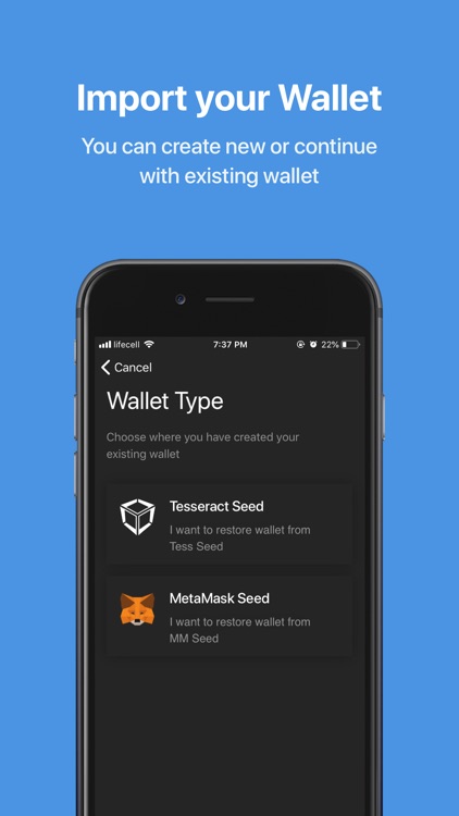 Tesseract Wallet screenshot-4