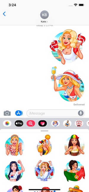 Sexy Cheerleaders Sticker Pack(圖3)-速報App