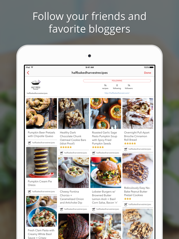 BigOven Recipes & Meal Planner iPad BigOven Recipes & Meal Planner iPad