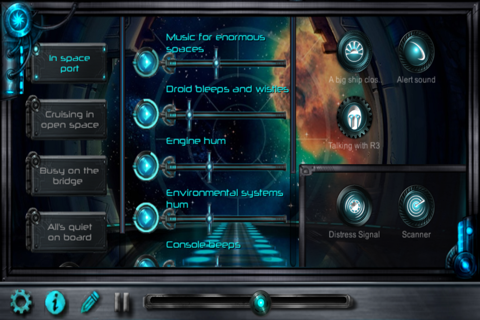 Syrinscape Sci-Fi Player - náhled