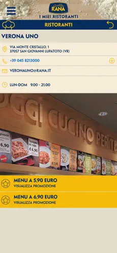 Screenshot 4 RANA Ristoranti iphone