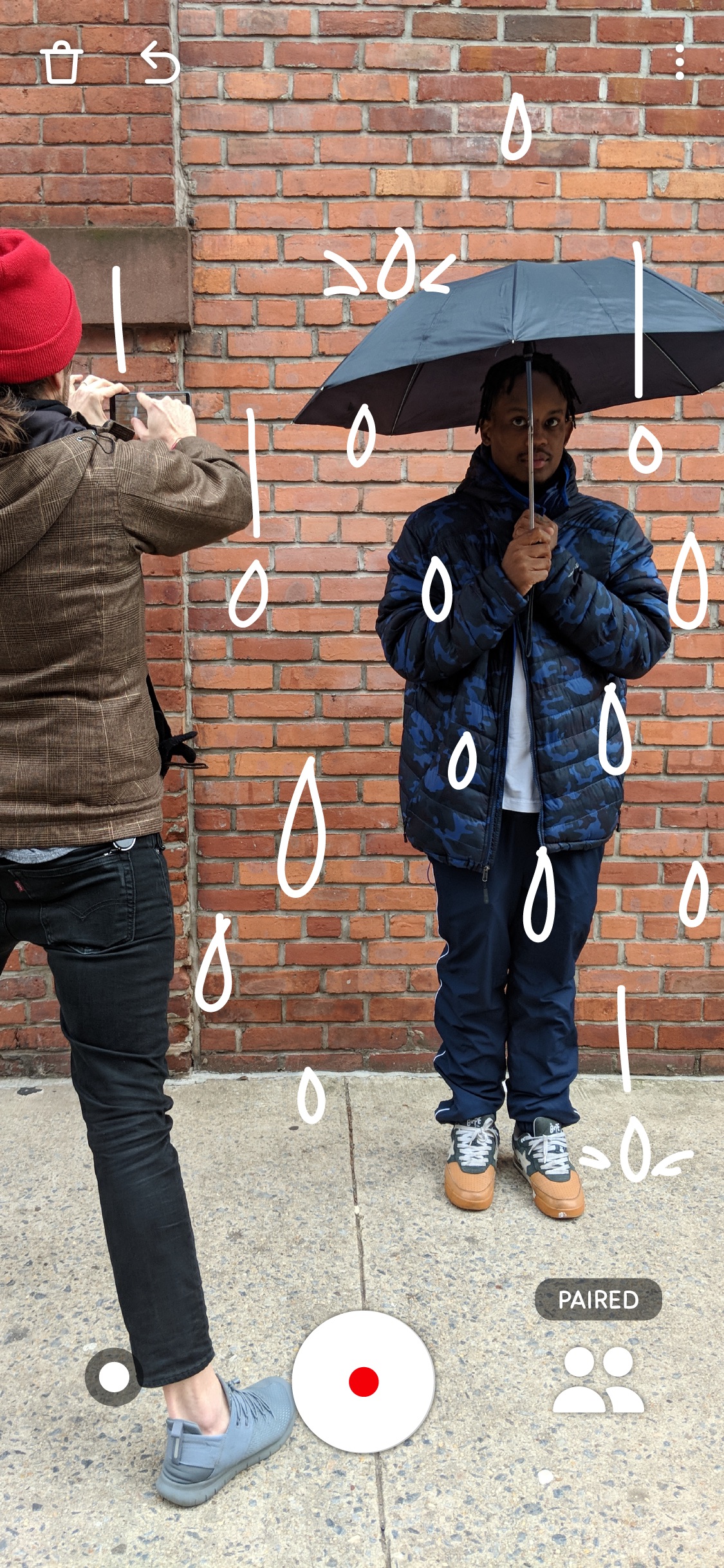 Screenshot do app Just a Line - Draw in AR