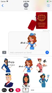 How to cancel & delete flight attendant life stickers 1