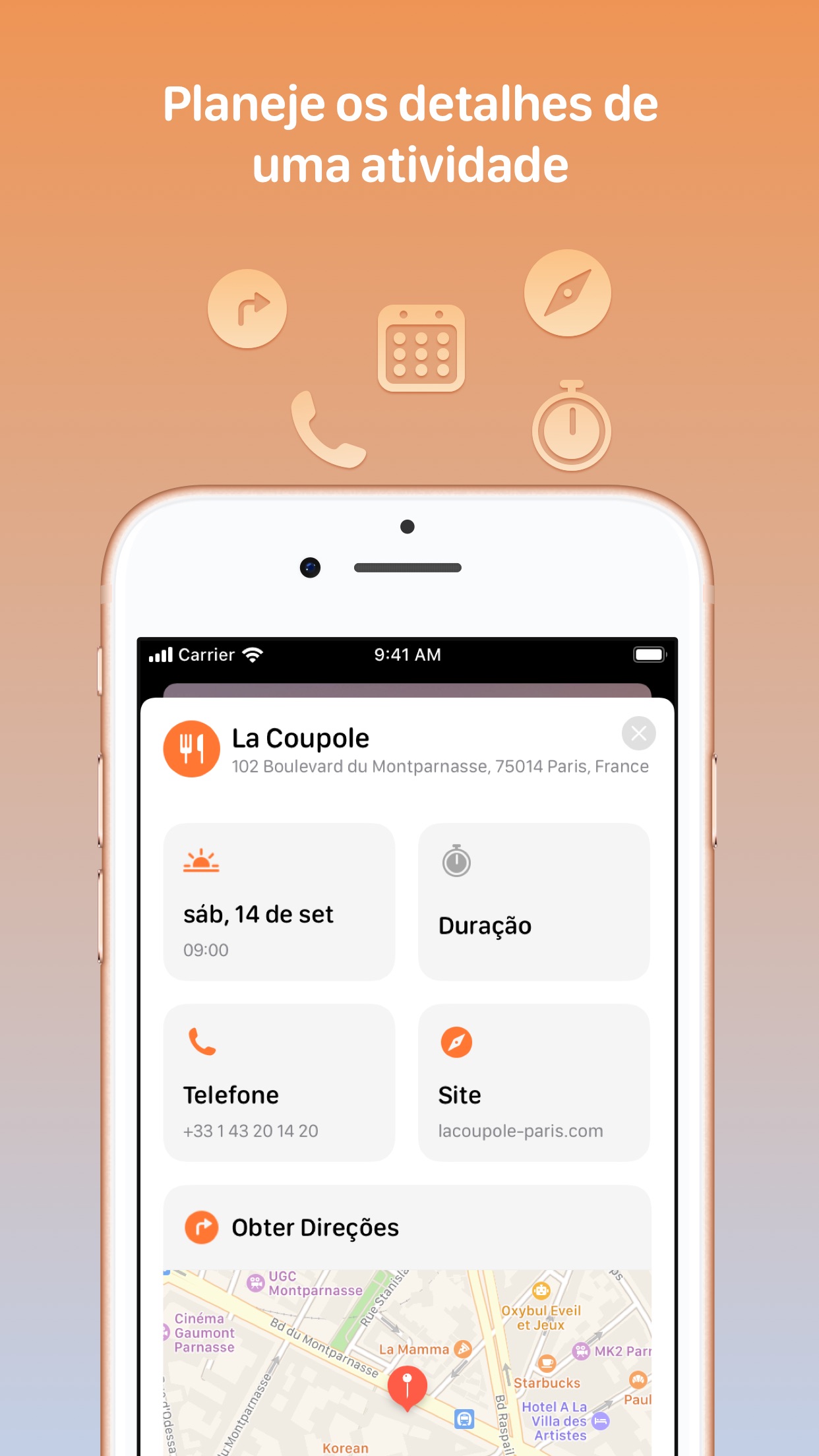 Screenshot do app Tripsy