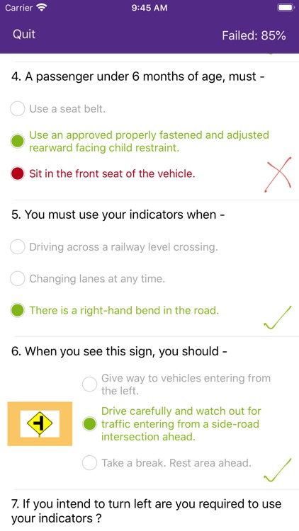 Learner driver knowledge ACT