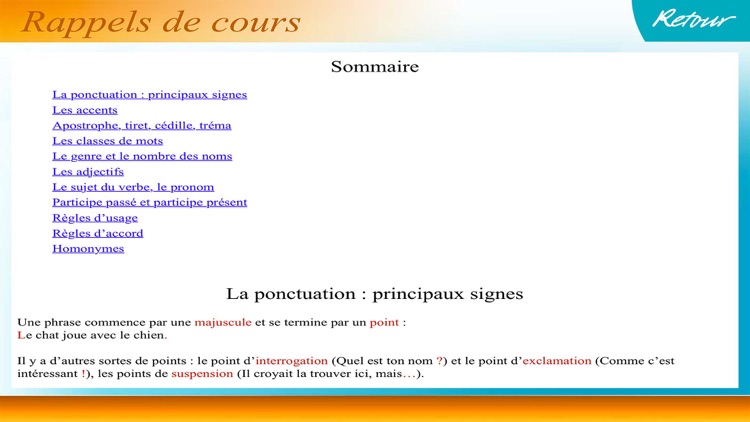 Orthographe CM2 screenshot-7