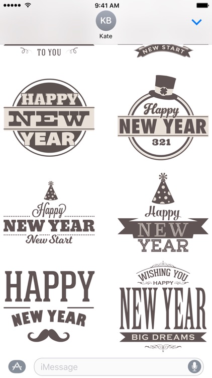 Happy New Year: Stickers screenshot-3