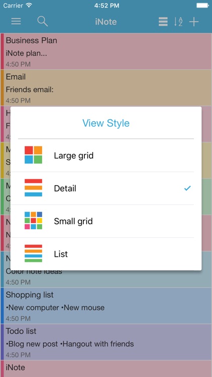 iNote Pro - Sticky Color Note screenshot-1