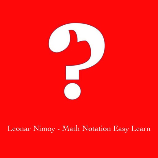 Leonar Nimoy - Math Notation