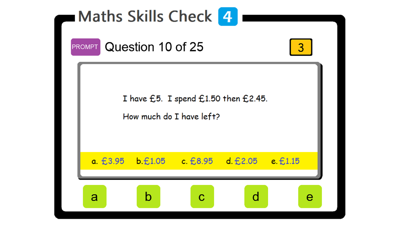 PAM Maths Skills Check 4 screenshot 3