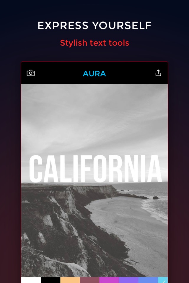 AURA - Camera Photo Editor screenshot 2