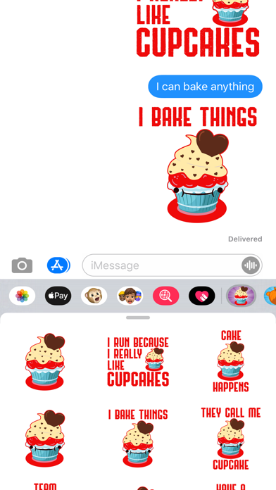 How to cancel & delete Delicious Cupcake Emoji from iphone & ipad 2