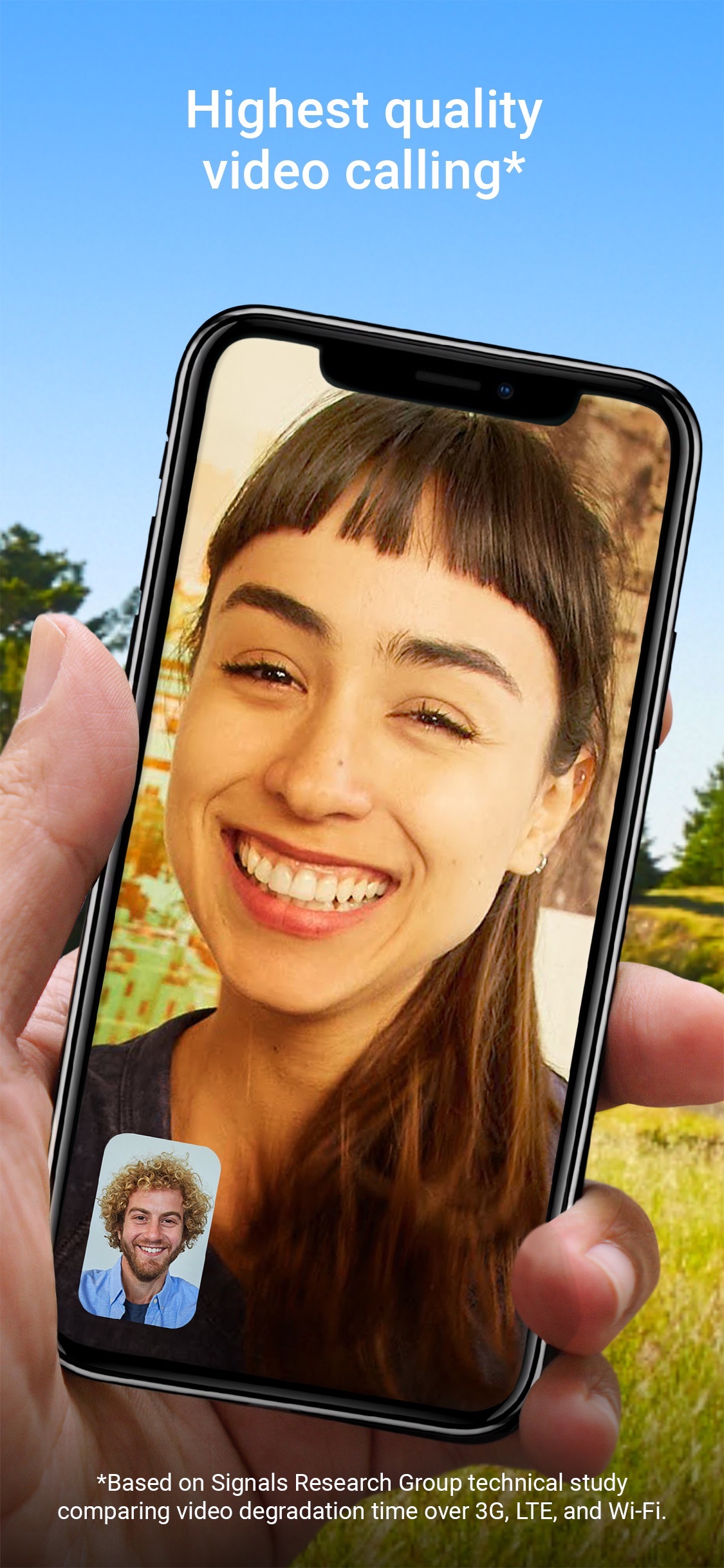Screenshot do app Google Duo