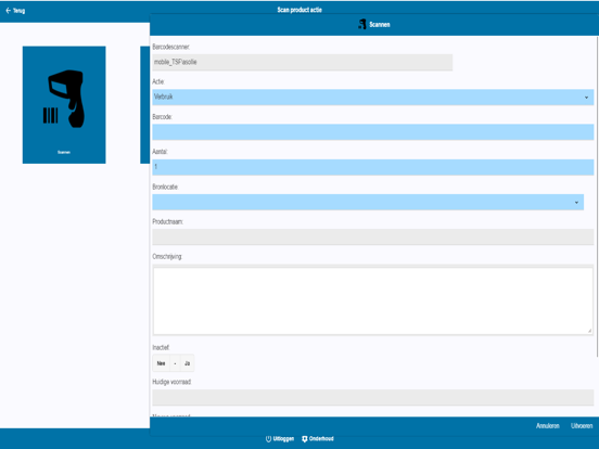 Screenshot #6 pour HSDESCPRO barcode scanner