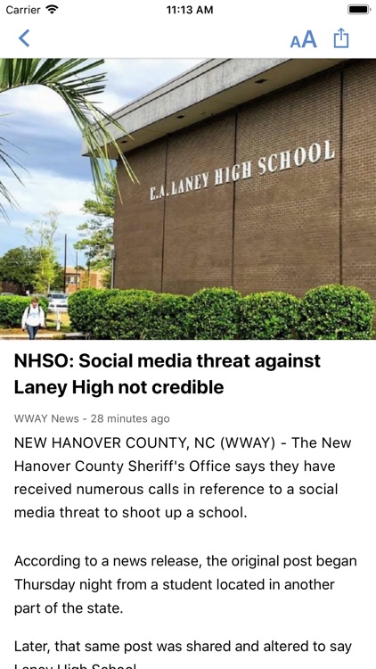 WWAY NEWS