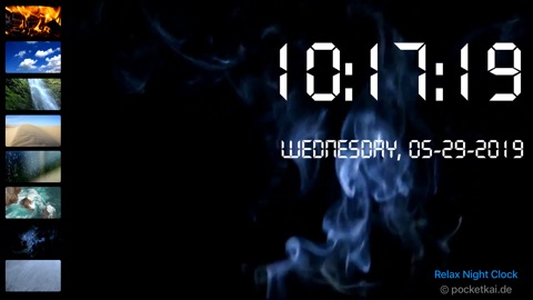 Screenshot #7 for Relax Night Clock for TV