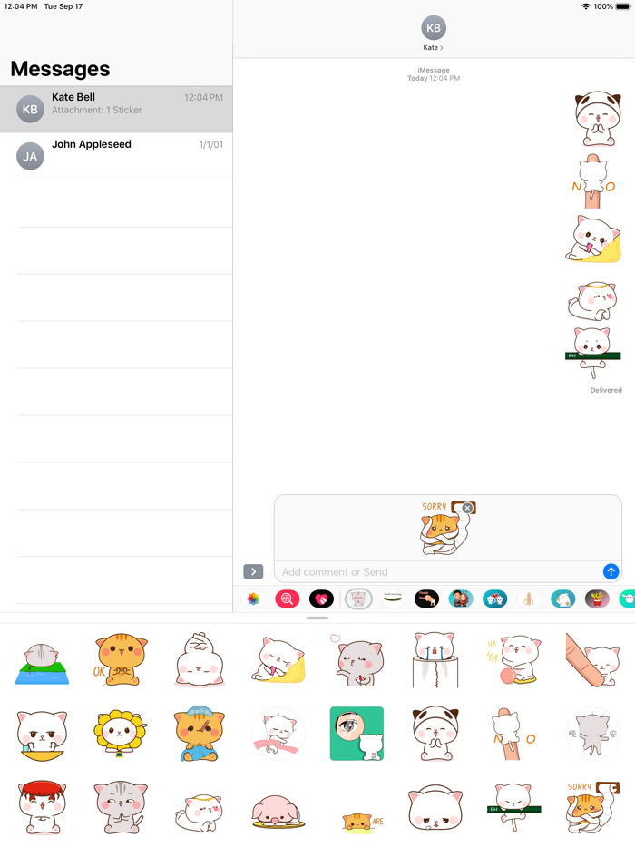 Destiny cat stickers