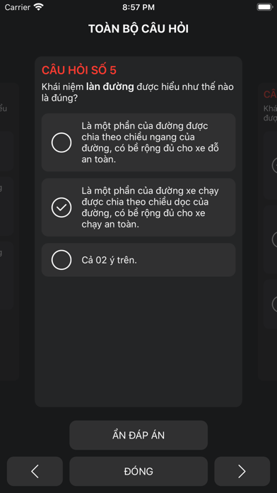 Lý thuyết sát hạch lái xe ôtô screenshot 2