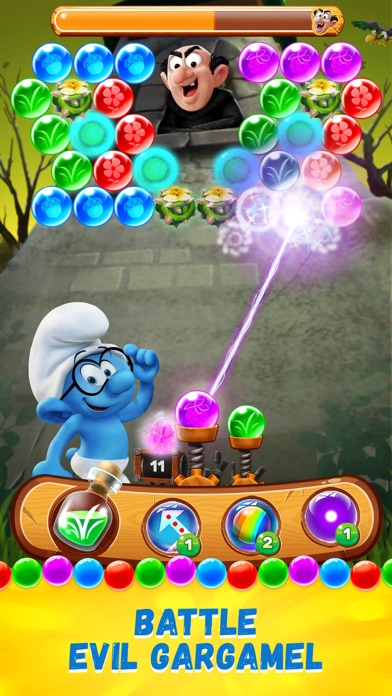Smurfs Bubble Story Screenshot 3
