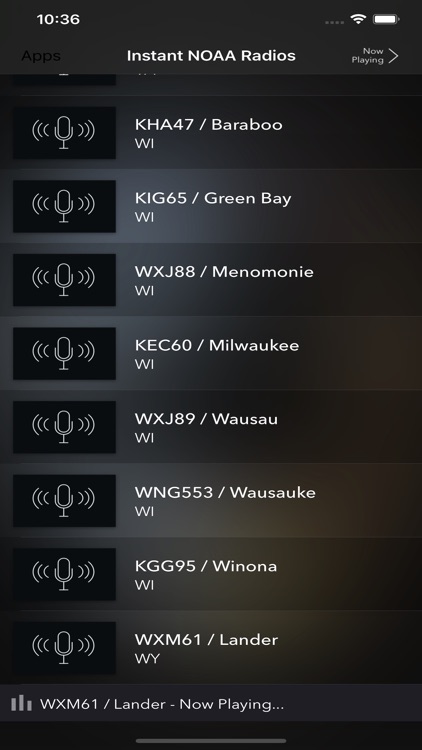 Instant NOAA Radios Elite screenshot-6