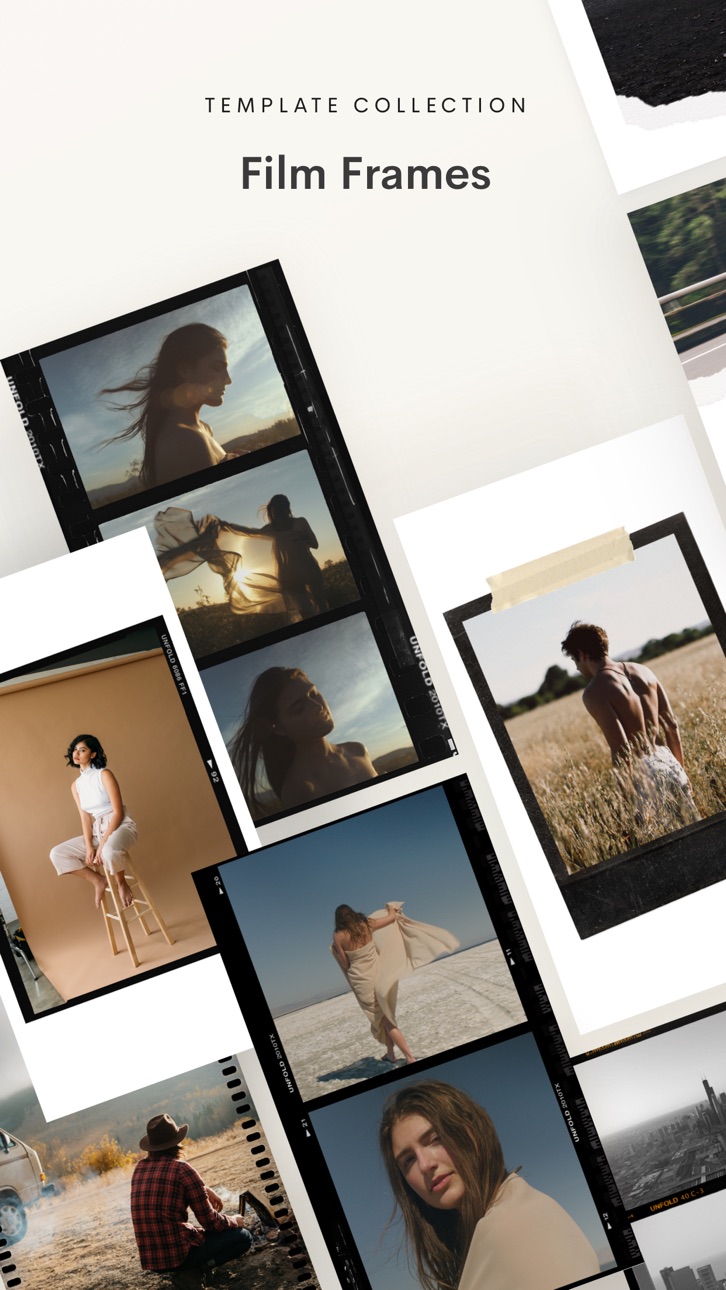 Unfold — Create Stories Modded screenshot 1 - iOS app interface