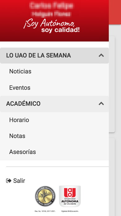 Estudiantes UAO screenshot 2