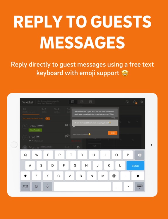 CAKE Guest Manager Waitlist screenshot-7