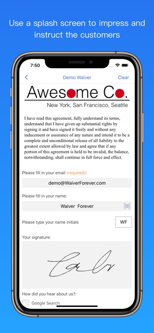 WaiverForever - Online Waiver(圖3)-速報App