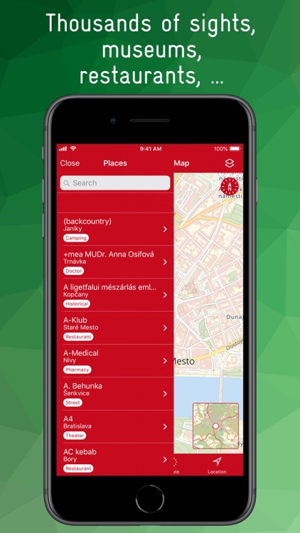 Bratislava Offline Map