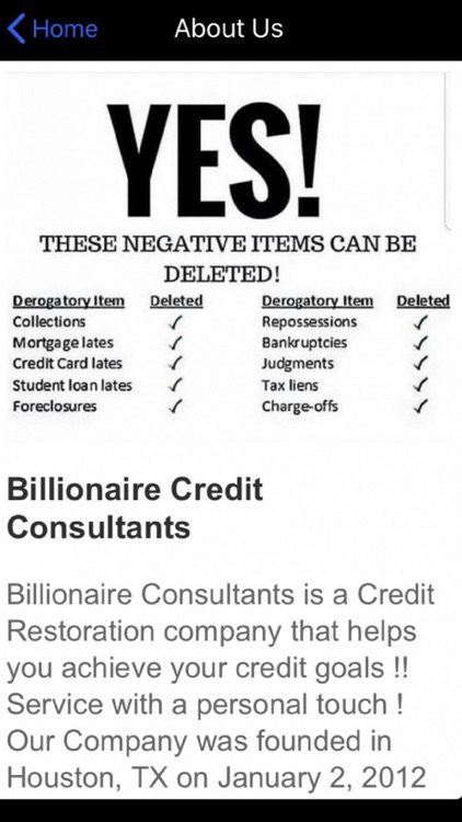 Billionaire Credit