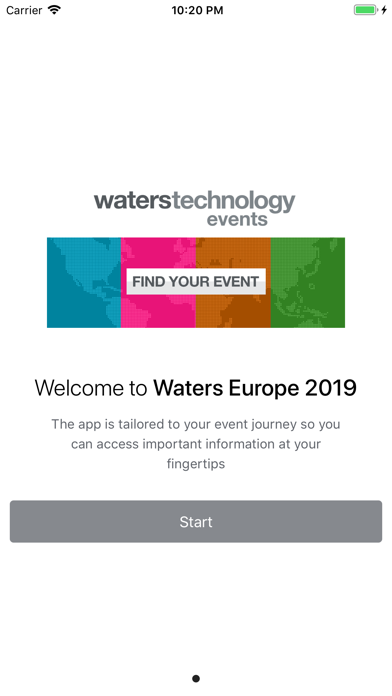 WatersTechnology Events screenshot 2