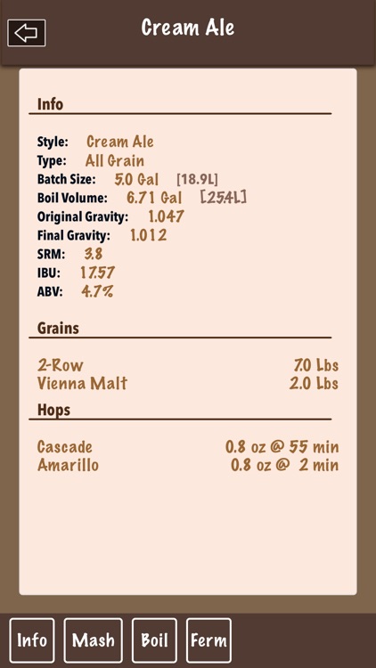 Beer Recipe Calculator screenshot-5