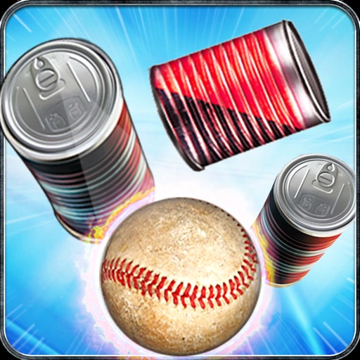 Hit And Knock Down Tin Cans 3D Icon