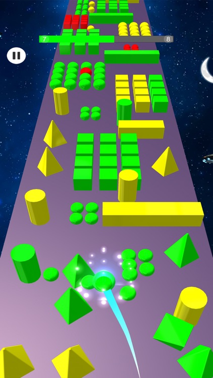 Color Ball Rolls Crazy Tracks screenshot-3