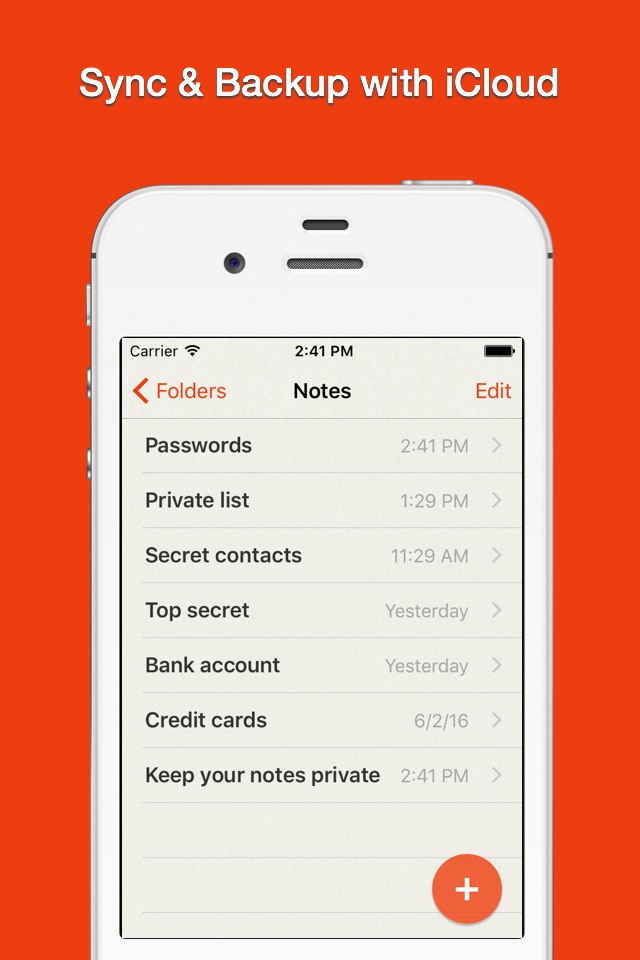 Lock Notes Pro screenshot 2