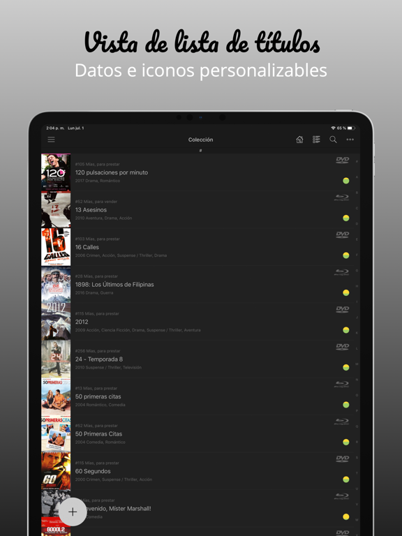My Movies 3 Pro - Movie & TV iPad Capturas de pantalla