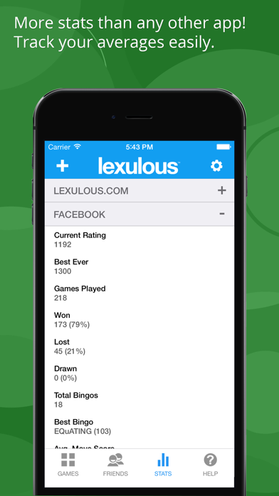 Lexulous Word Game Lite screenshot1