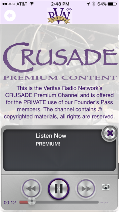 How to cancel & delete CRUSADE Channel Radio from iphone & ipad 1