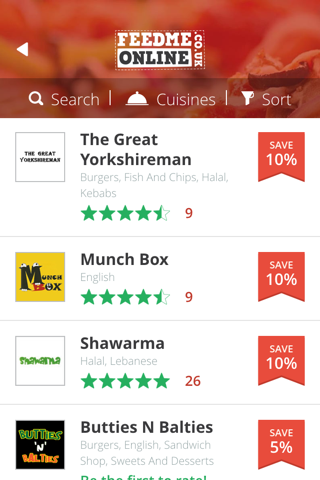 Feed Me Online - Takeaway App screenshot 3