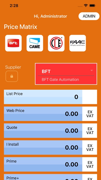 EGS Price Matrix