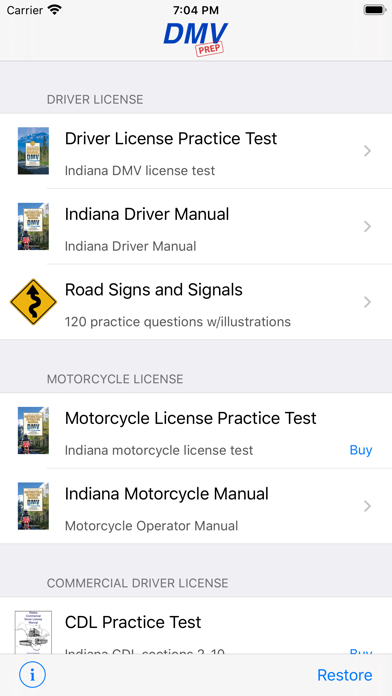 How to cancel & delete Indiana DMV Test Prep from iphone & ipad 1