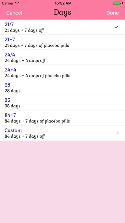 Birth Control Pill Reminder