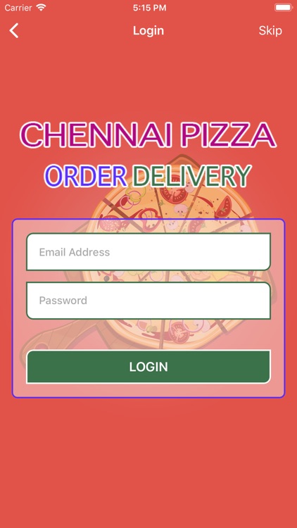 Chennai Pizza Order Delivery