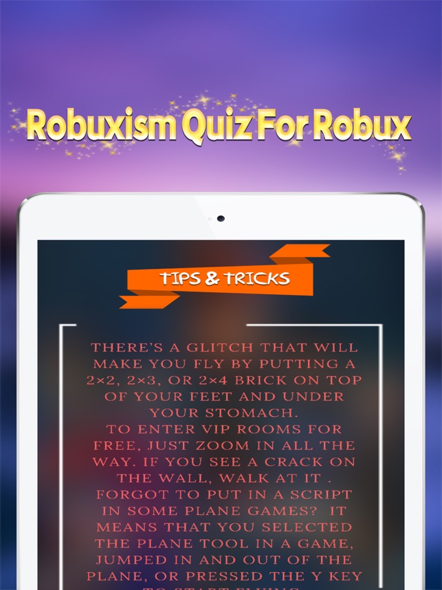 Robuxism Quiz For Robux On The App Store