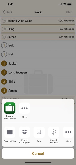 Pack The Bag Pro(圖5)-速報App