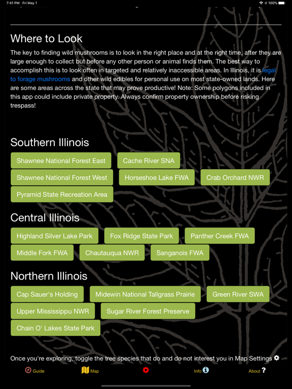 Illinois Mushroom Forager Map!