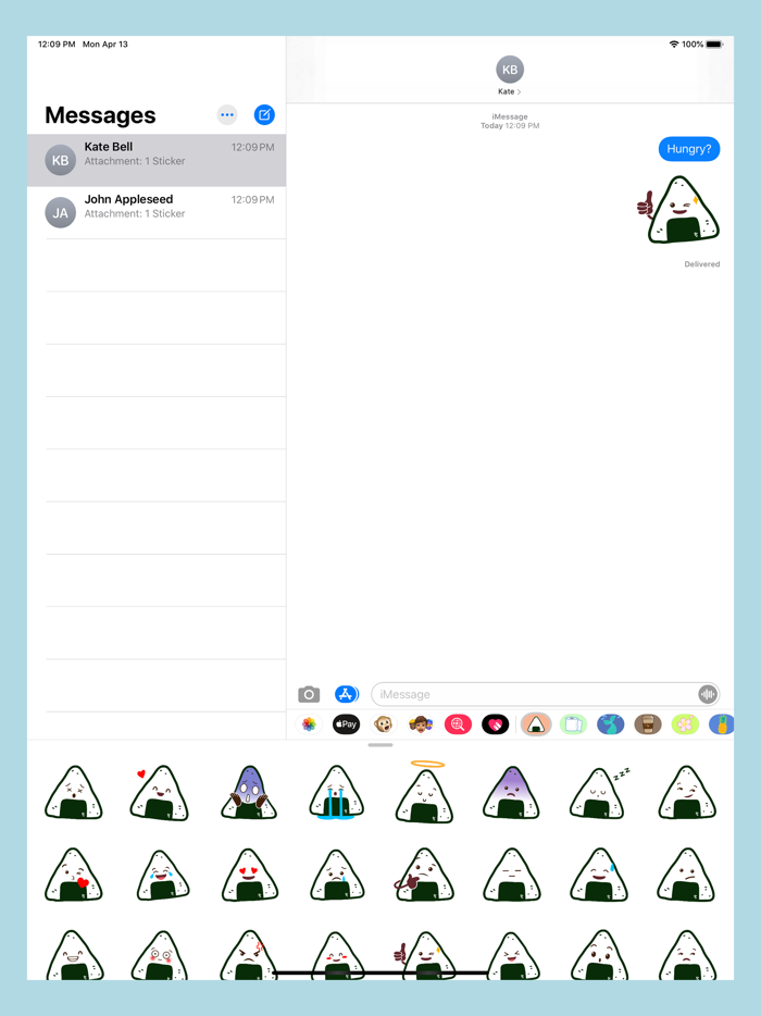Onigiri Emoji Stickers