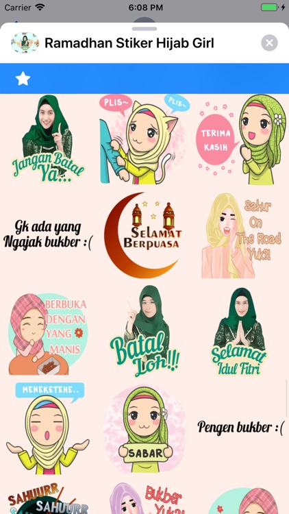 Ramadhan Stiker Hijab Girl screenshot-8