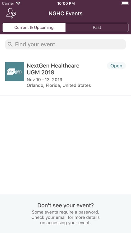 NextGen Healthcare Events