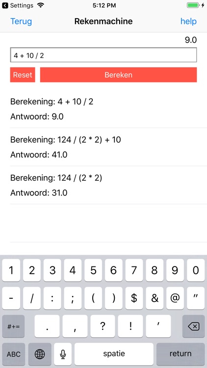 Wiskunde Hulp en rekenmachine screenshot-3